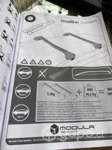 Barra Porta Equipaje Suv Modula Ovalbar Open