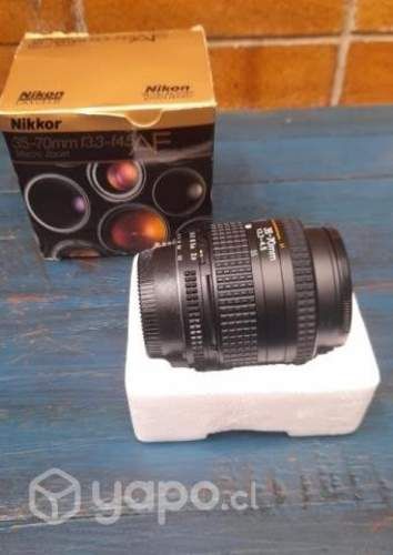 Lente NIKON para cámara fotográfica excelente est
