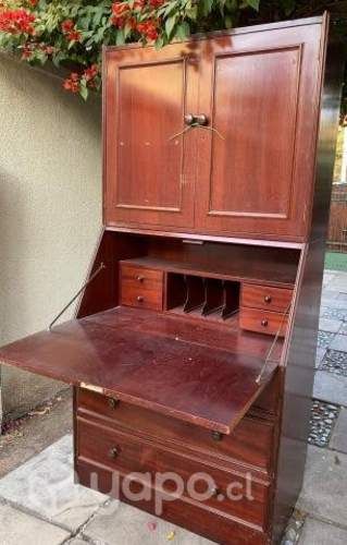 Mueble con cajonera, escritorio y libreria