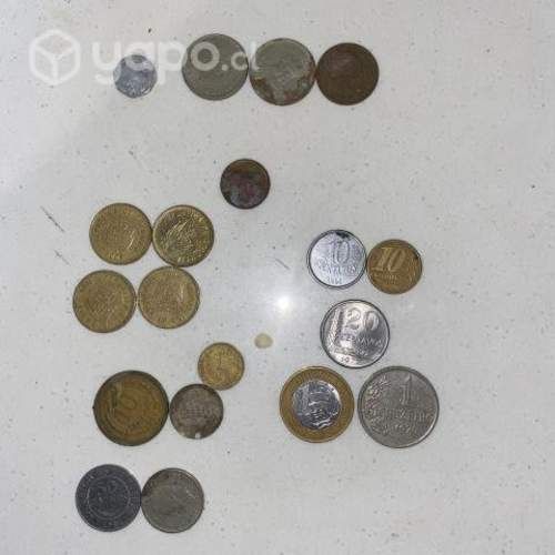Monedas antiguas paises variados (1940 en adelante