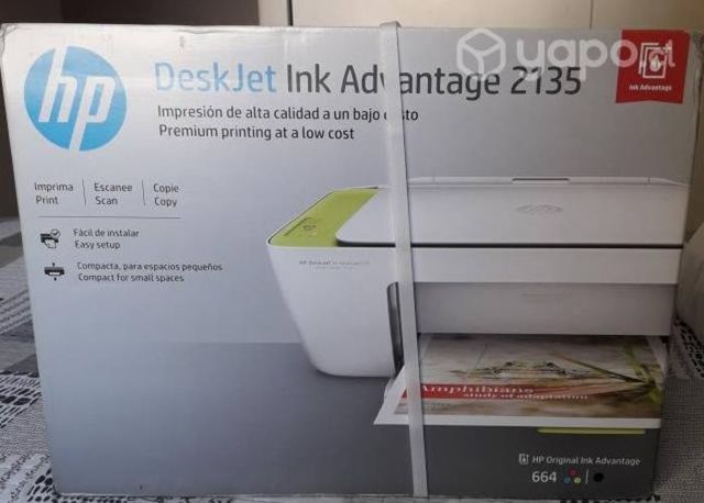 Impresora multifuncional nueva hp deskjet 2135