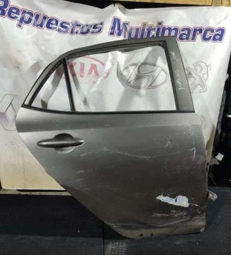 Puerta trasera derecha Kia Morning sin vidrio