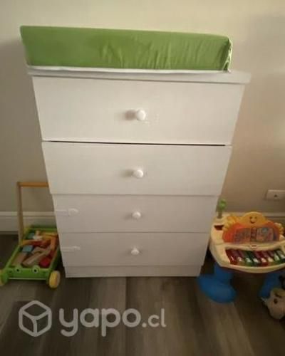Cómoda blanca 4 cajones