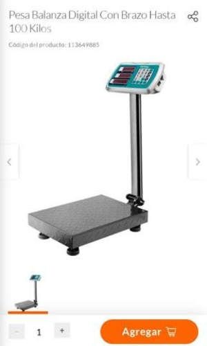 Pesa digital hasta 100 kls