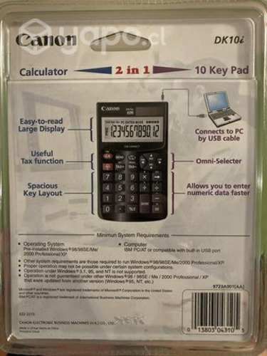 Calculadora y teclado numérico
