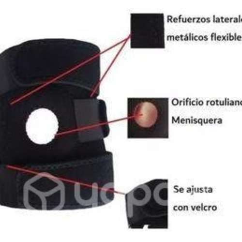 Rodillera Ortopédica Barras Laterales Rotula Ref