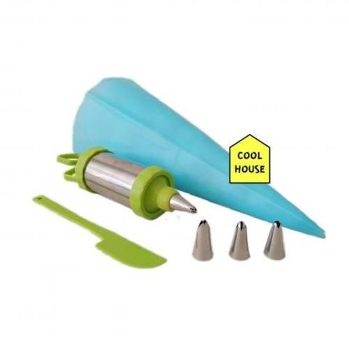 Jeringa metalica de acero para reposteria