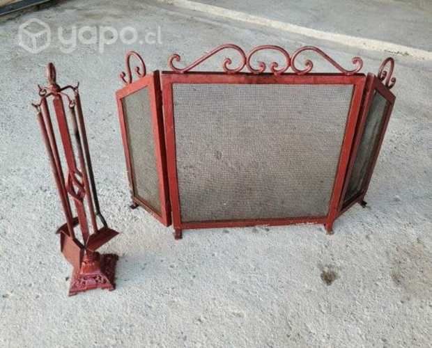 Protector chimenea y accesorios