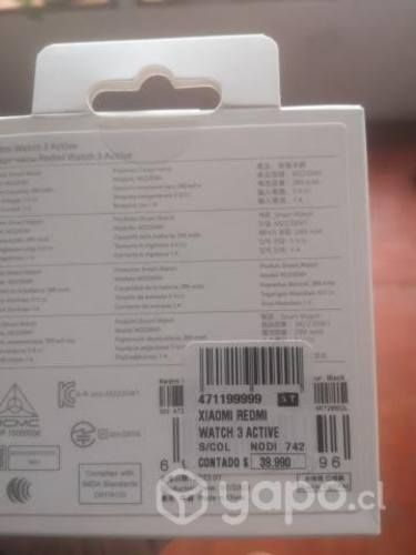 Xiaomi Redmi watch 3 Active