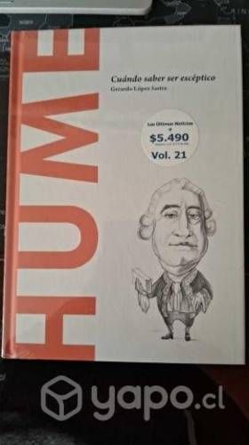 Libro de filosofía de Hume