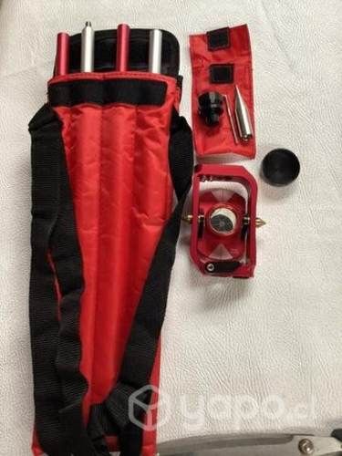 Mini jalón y mini prisma