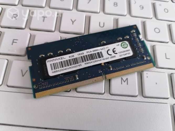 Memoria ram 8gb - 2666mhz (PC4 / DDR4) de Notebook