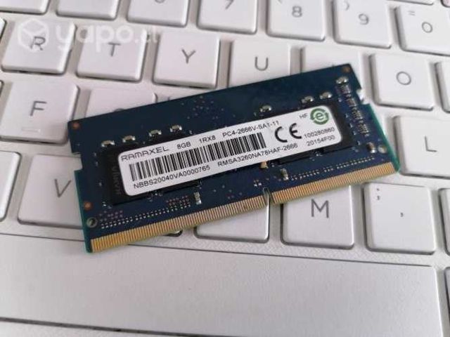 Memoria ram 8gb - 2666mhz (PC4 / DDR4) de Notebook