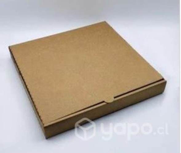 Caja pizza rústica 32 x 32 cms - pack 50 und