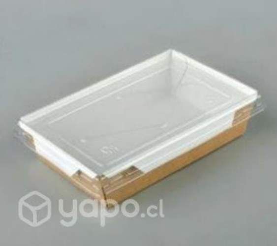Caja kraft / blanco 1200 ml - caja 400 und