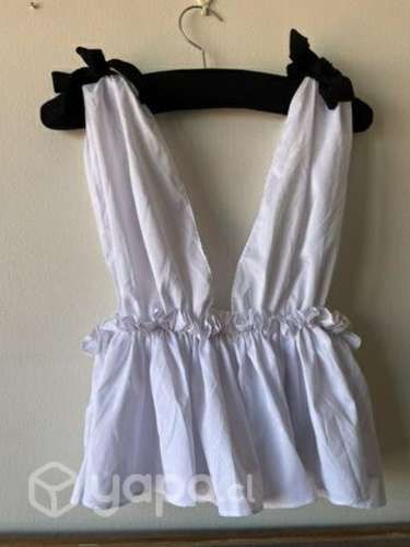 Polera escote blanca NUEVA