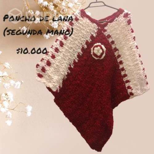 Poncho de lana