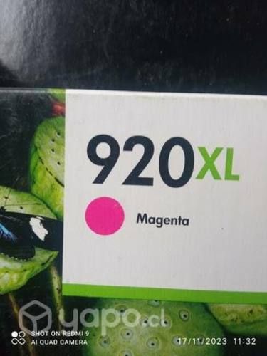 Packs de tintas hp 920xl colores originales de alt