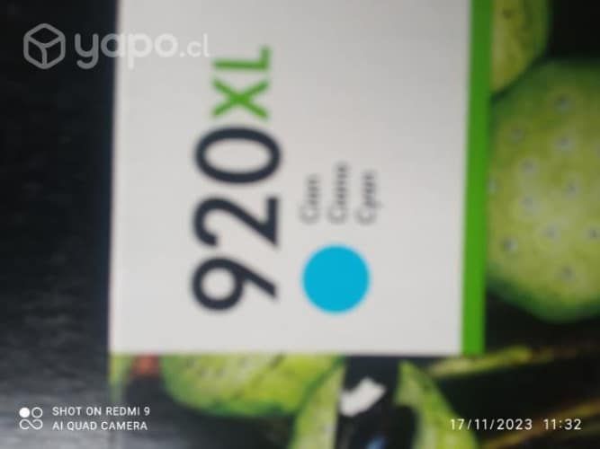 Packs de tintas hp 920xl colores originales de alt
