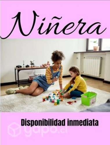 Niñera CUID0 niños disponibilidad inmediata