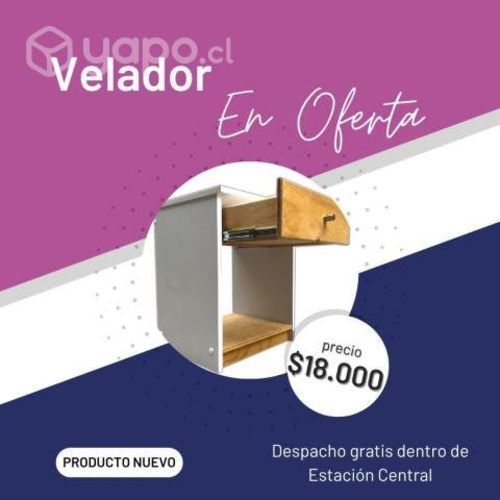 Velador 1 cajón