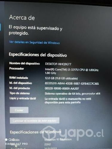 Notebook Lenovo m490S