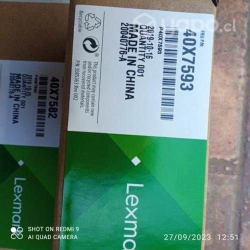 Unidades Lexmark 40x7593 y otras unidades
