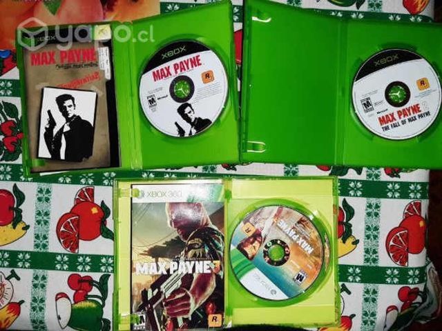 Trilogía max payne xbox clásico y series