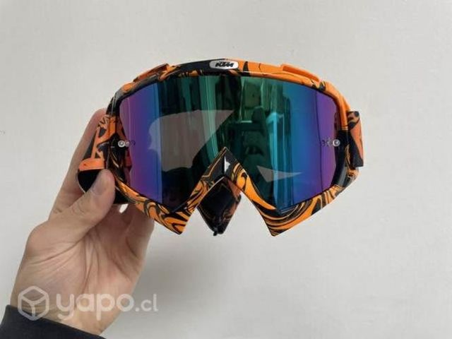 Antiparras KTM, tornasol y transparentes