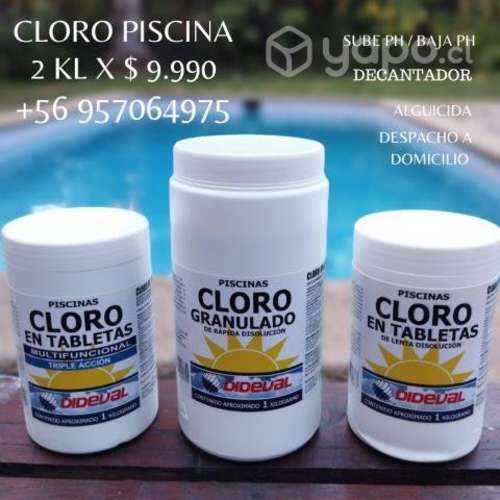Cloro Piscina 2 KG X