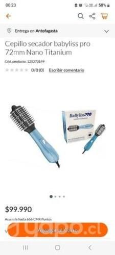 Cepillo secador babyliss