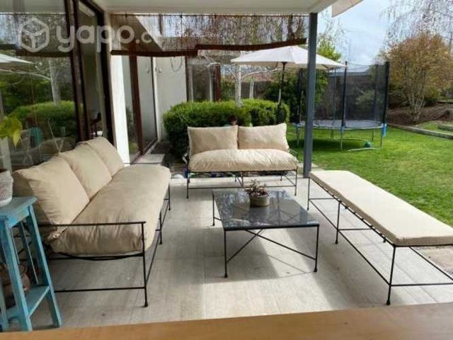 Set muebles de terraza metálicos