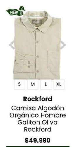 Camisa rockford hombre
