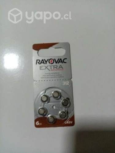 Pilas rayovac extra 312