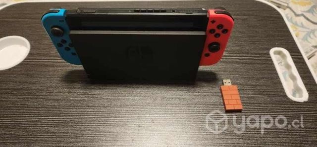 Nintendo switch con todos sus accesorios