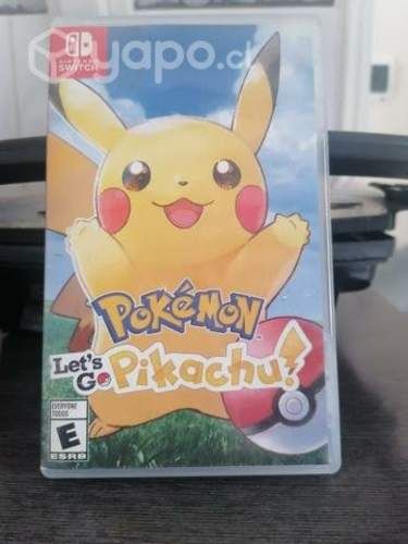 Juego Pokémon let's go pikachu nintendo switch