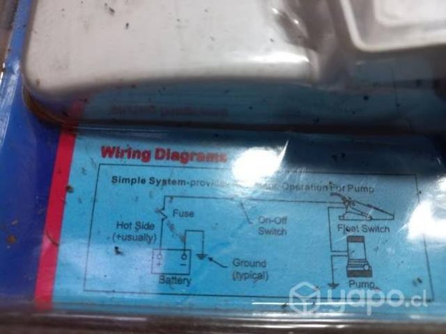 Interruptor flotador electrico para bomba de agua