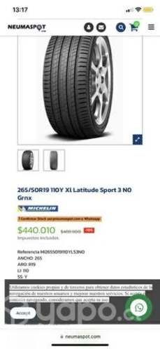 Neumático micheline