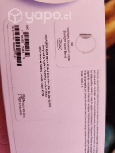 Apple watch SE segunda generación