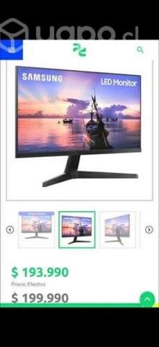 Monitor Samsung Plano 24&quot; IPS modelo F24T350FHL