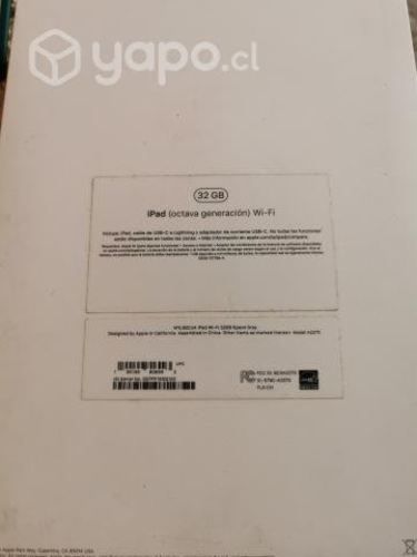 Ipad 10.2 8va generación