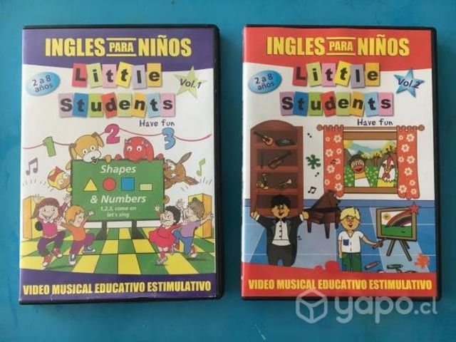 2 DVD Inglés para niños