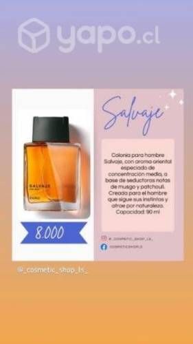 Perfume salvaje esika