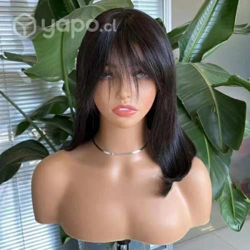 Peluca cabello natural humano