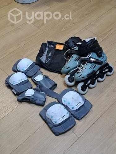 Set Patines OXELO + protecciones
