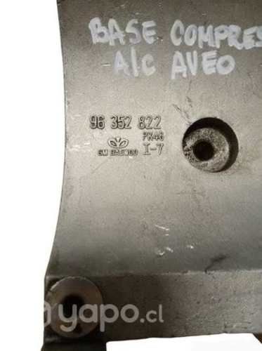 Base Compresor Aire Acondicionado Chevrolet Aveo