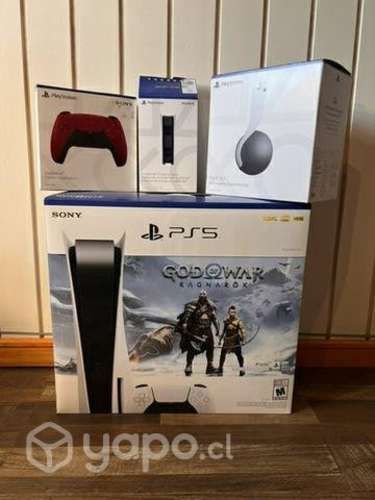 Ps5 versión disco 826GB + 1TB y accesorios