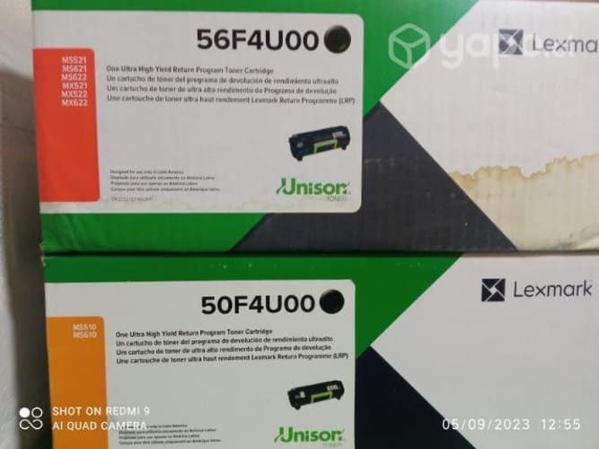 Toner Lexmark diversos modelos originales