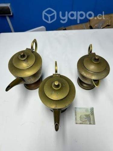 Conjunto teteras antiguas