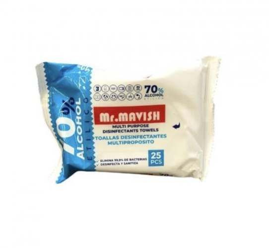 Toallas Desinfectantes Sachet 25 Hojas